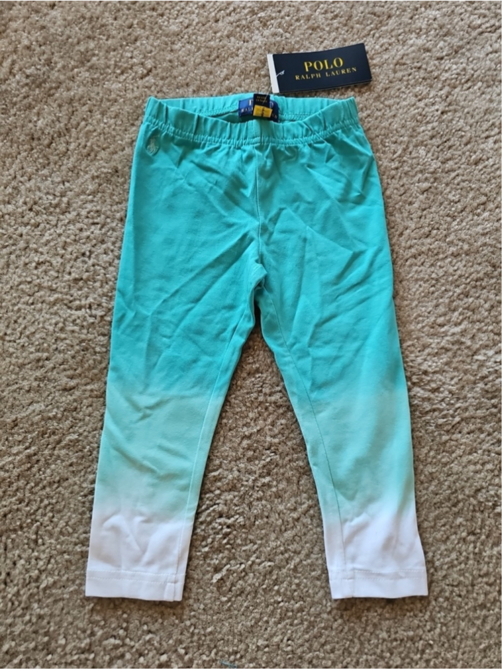 Polo Ralph Lauren Toddler Girls Leggings 2T Ombre